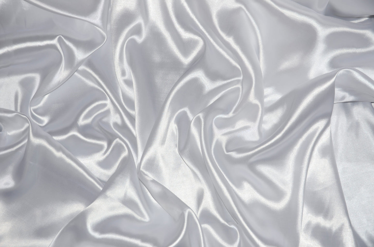 Stretch Charmeuse Satin White