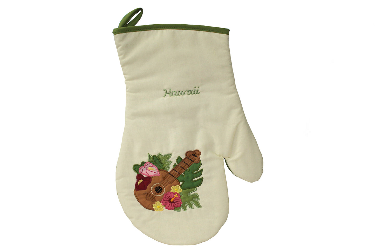 Quilted Oven Mitt Single - Ukelele