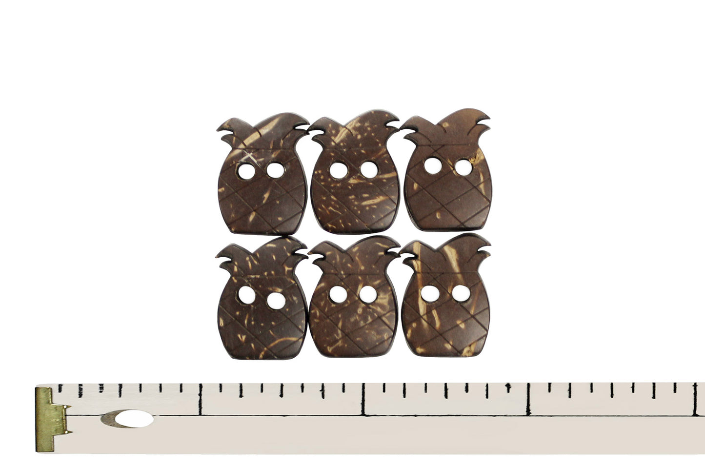3/4" Pineapple Button - 6 Pieces