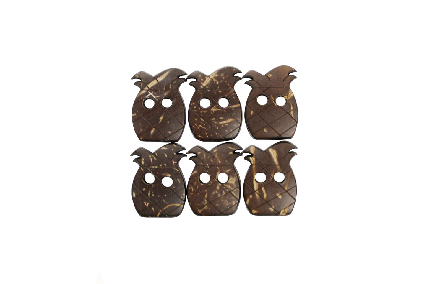 3/4" Pineapple Button - 6 Pieces