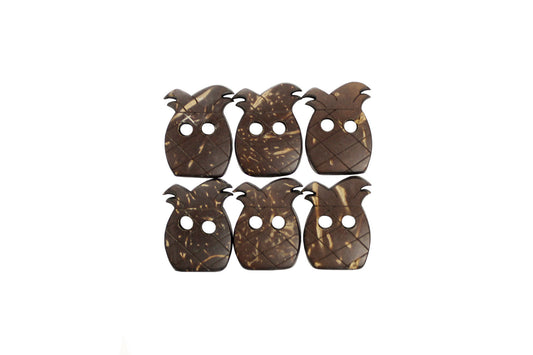 3/4" Pineapple Button - 6 Pieces