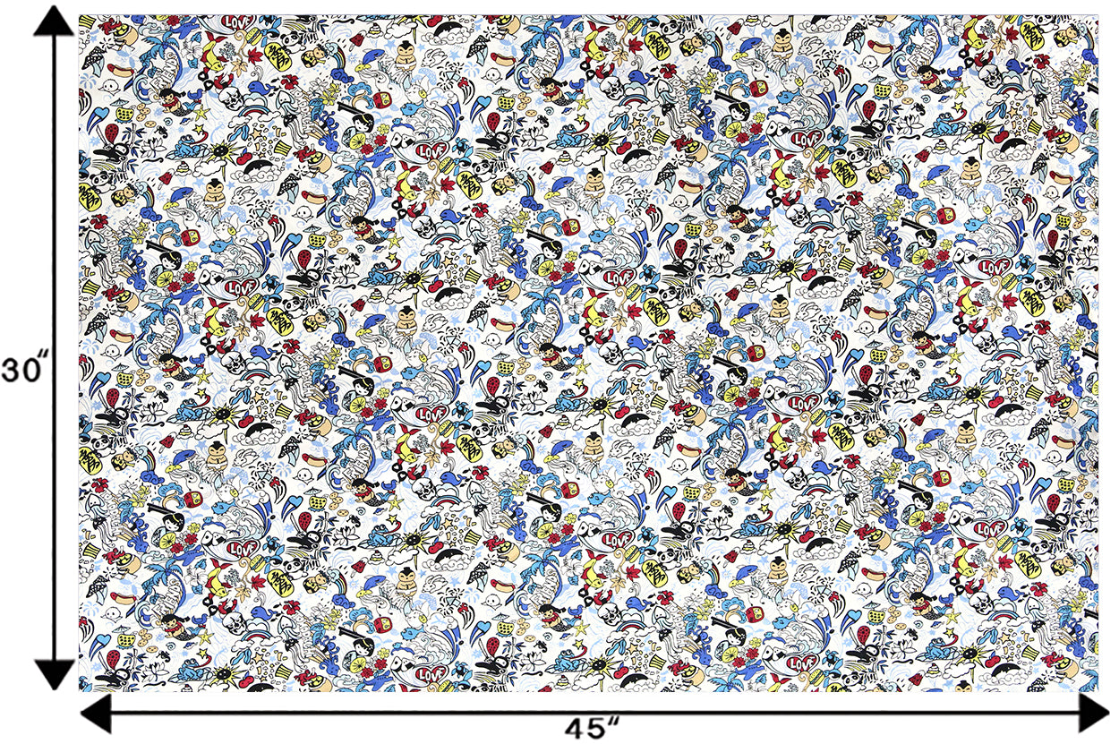 CAC0476 White/Blue