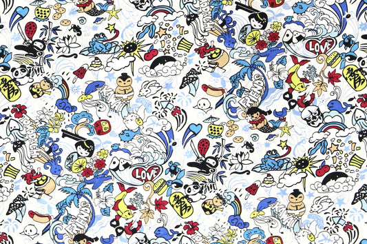 CAC0476 White/Blue