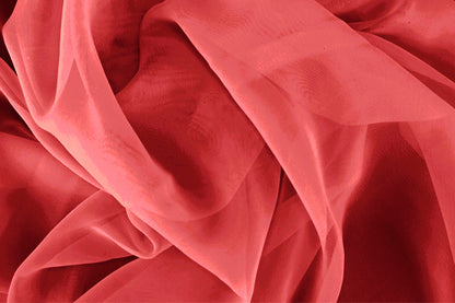 Poly Chiffon Red