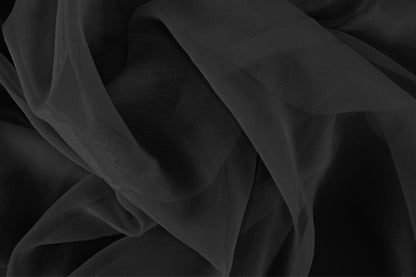 Poly Chiffon Black