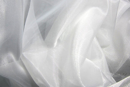 Crystal Organza White