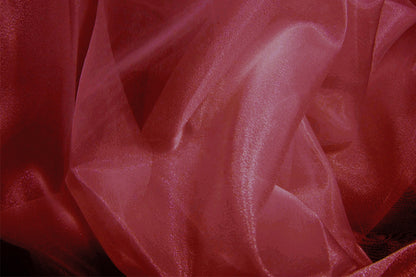 Crystal Organza Light Burgundy
