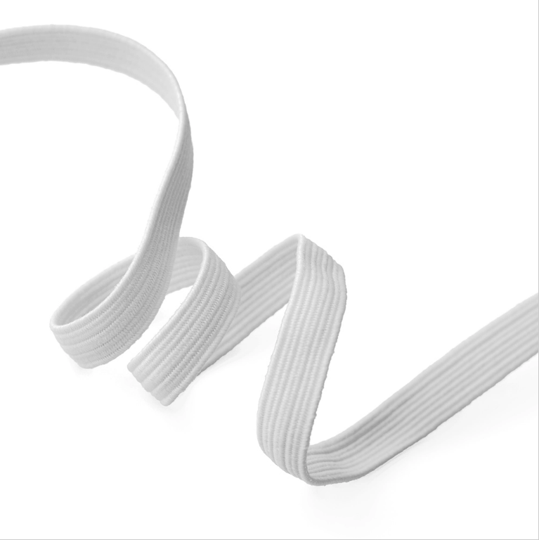 1/4" White Elastic - 20 Yard Bundle