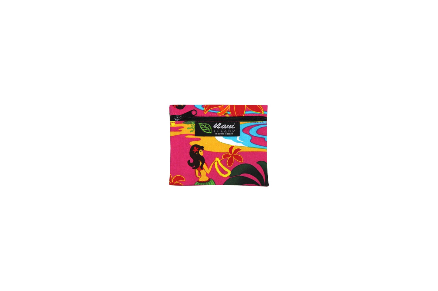 Coin Purse - Hawaiian Hula Girl Pink