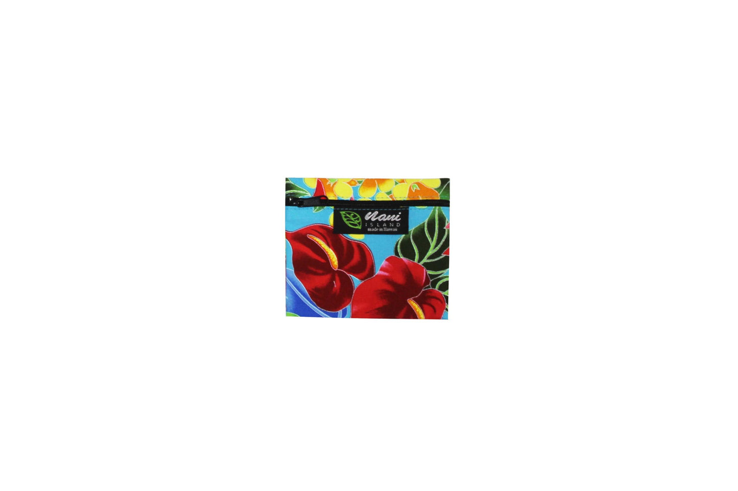 Coin Purse - Hawaiian Garden Turq
