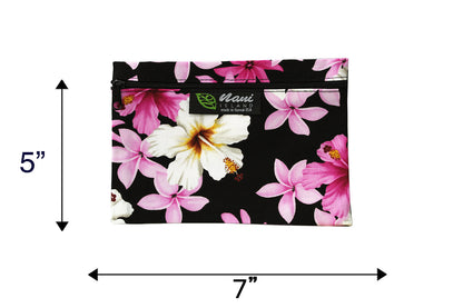 Cosmetic Pouch Small -  Dream of Flower Black