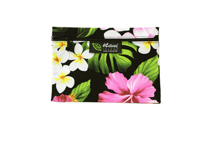 Cosmetic Pouch Small -  Luxury Hibiscus Pink