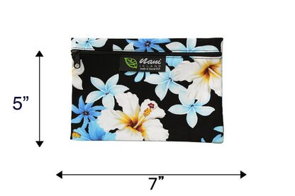Cosmetic Pouch Small -  Dream of Flower Navy