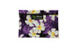 Cosmetic Pouch Small -  Modern Plumeria Purple
