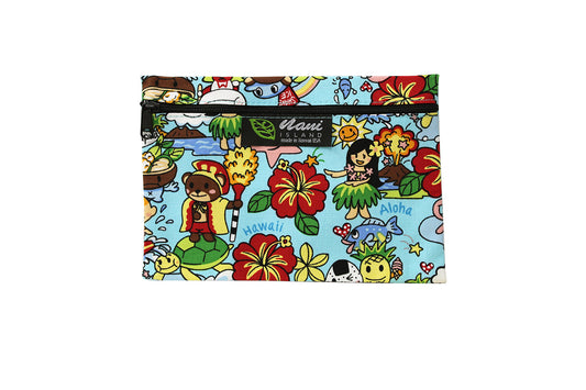 Cosmetic Pouch Small -  Island Fun Turquoise