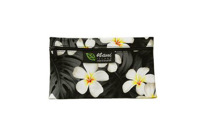 Glasses Pouch - Modern Plumeria Black