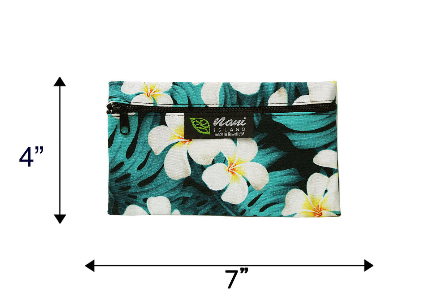Glasses Pouch - Modern Plumeria Blue