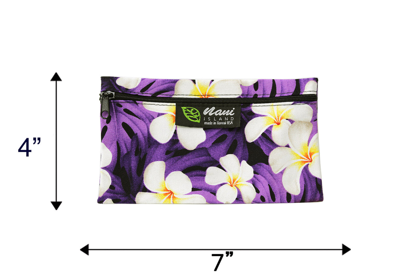 Glasses Pouch - Modern Plumeria Purple