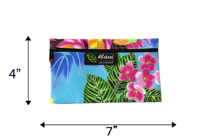 Glasses Pouch - Hawaiian Garden Turquoise