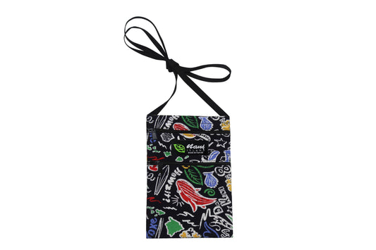 Iphone Bag - Hawaiian Fun Black