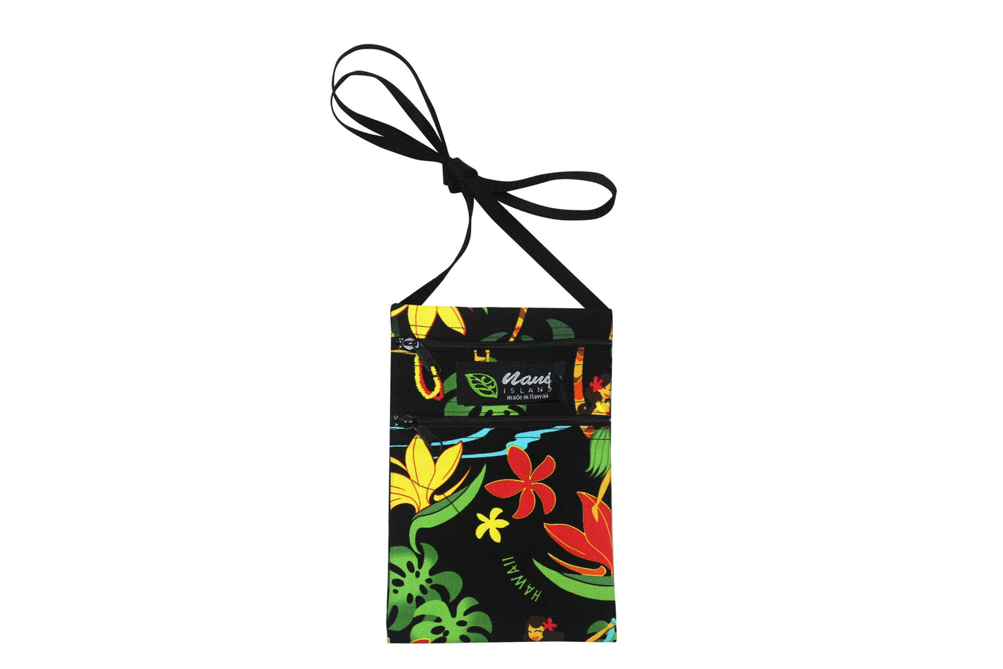 Iphone Bag - Hawaiian Hula Girl Black