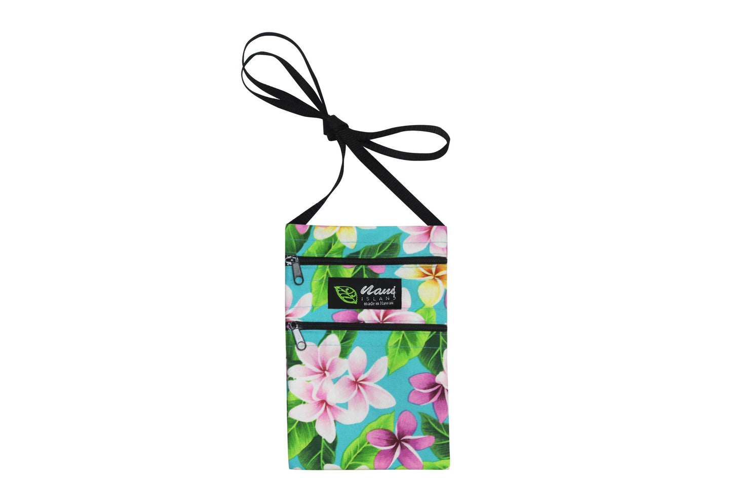Iphone Bag -  Tropical Plumeria Turq