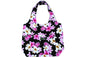 Reversible Hobo Bag - Dream of Flower Black