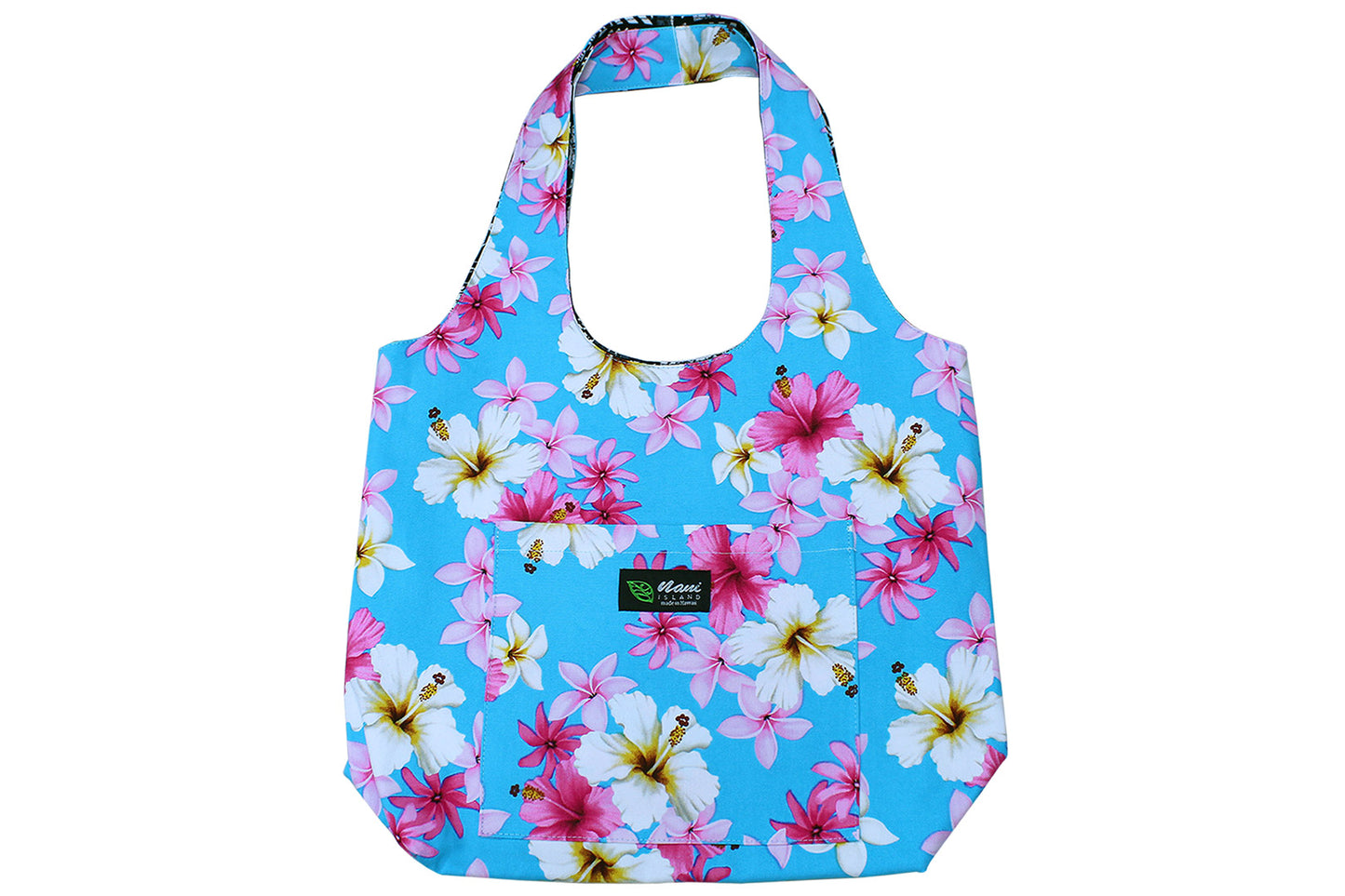 Reversible Hobo Bag - Dream of Flower Blue