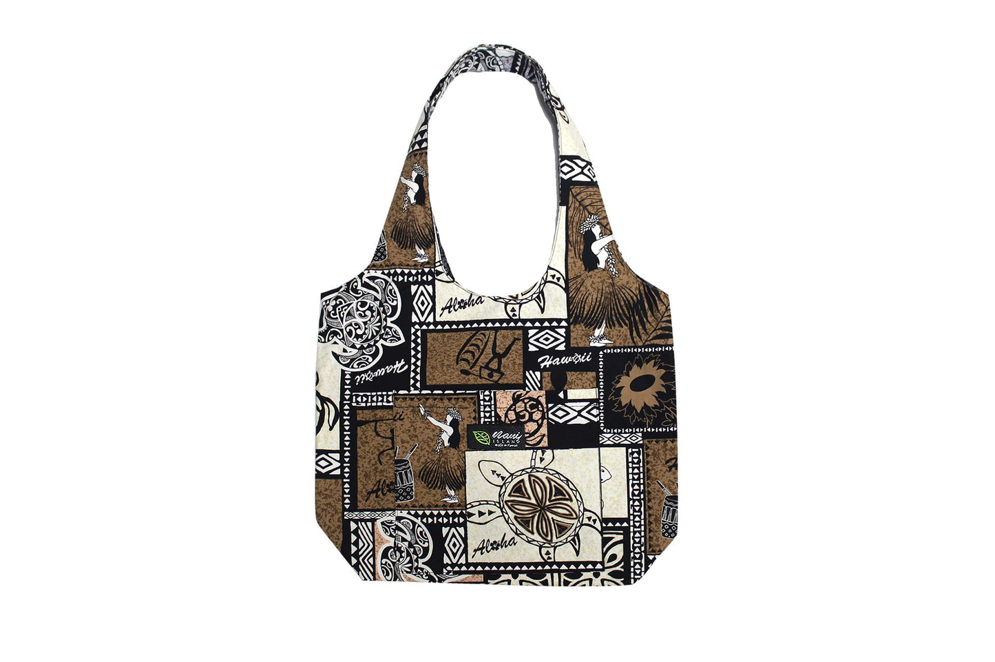 Reversible Hobo Bag - Honu Box Tan