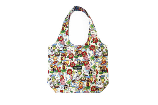 Reversible Hobo Bag - Island Fun Cream