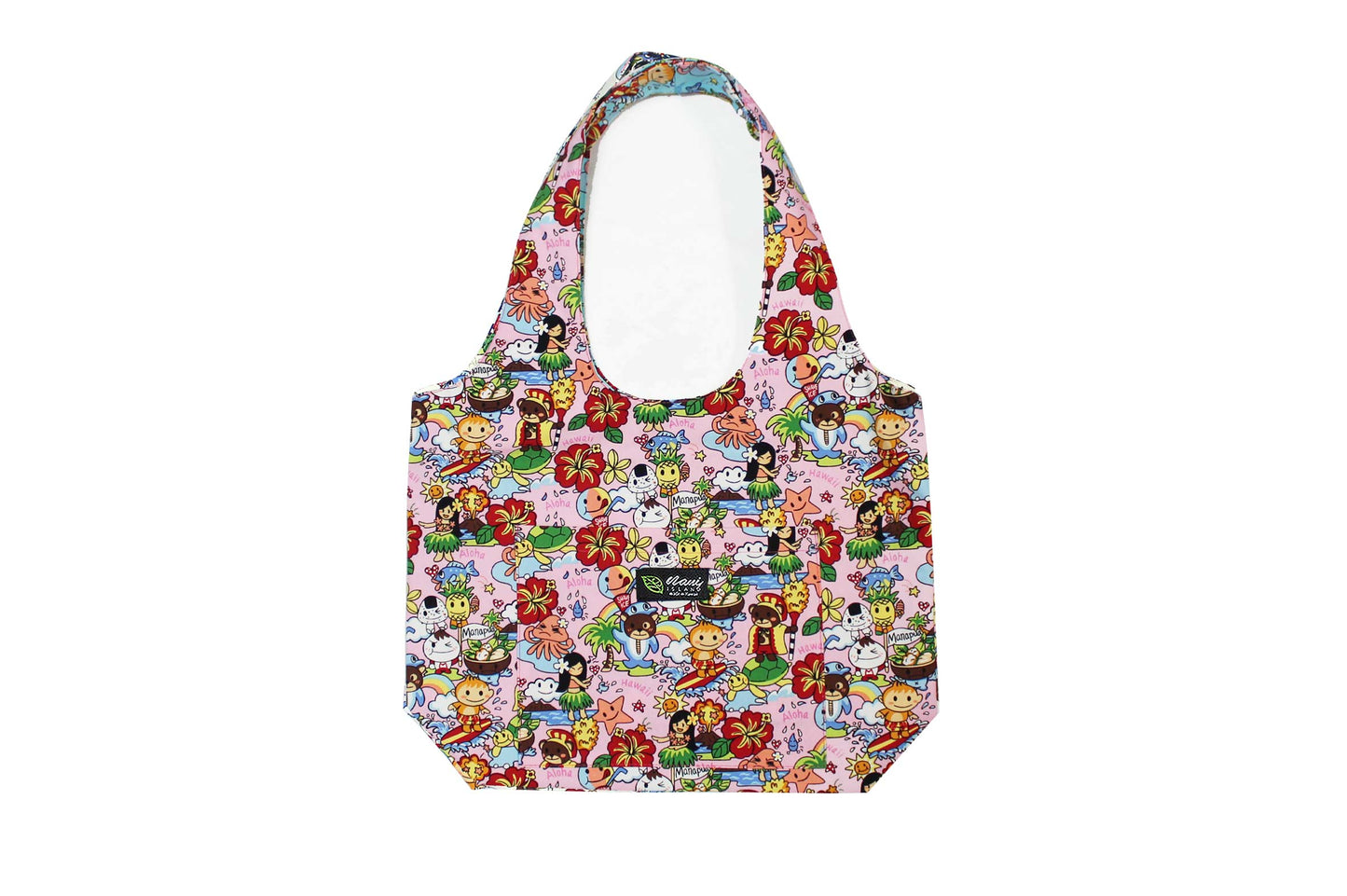 Reversible Hobo Bag - Island Fun Pink