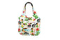 Reversible Hobo Bag - Hawaiian Hula Girl White