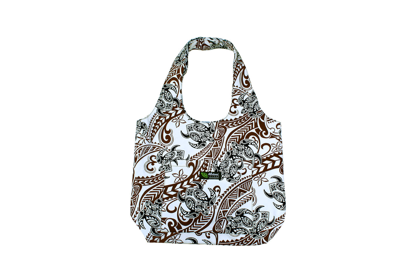 Reversible Hobo Bag - Tribal Tattoo Cream