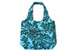 Reversible Hobo Bag - Tribal Tattoo Turquoise
