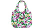 Reversible Hobo Bag - Tropical Plumeria Cream