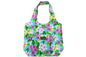 Reversible Hobo Bag - Tropical Plumeria Teal