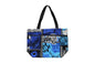 Tote Bag Zipper M - Honu Box Blue