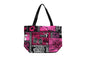 Tote Bag Zipper M - Honu Box Pink