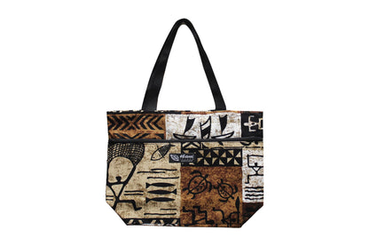 Tote Bag Zipper M - Stickman Tan