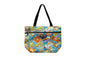 Tote Bag Zipper M - Aloha Tag Aqua