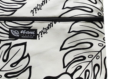 Tote Bag Zipper M - Monstera Lover Cream