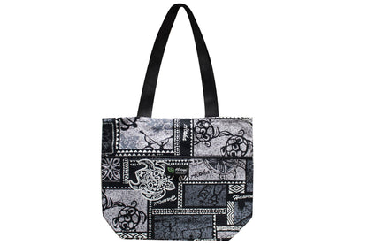 Tote Bag Zipper L - Honu Box Gray