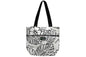 Tote Bag Zipper L - Monstera Lover Cream