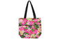 Tote Bag Zipper L - New Plumeria Pink
