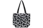Tote Bag Zipper L - Pineapple Paradise Black