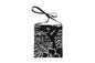 Passport Bag L - Monstera Lover Black