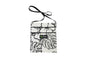 Passport Bag L - Monstera Lover Cream