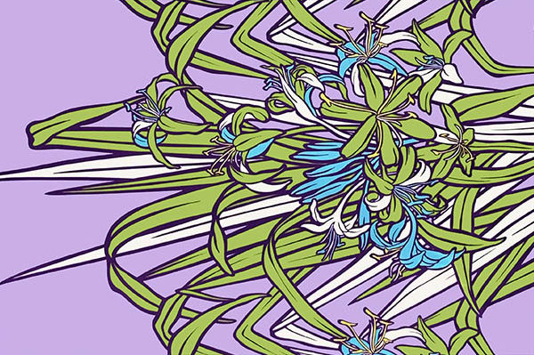 PBB2640 Lavender/Green