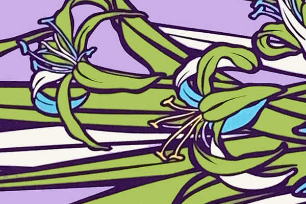 PBB2640 Lavender/Green
