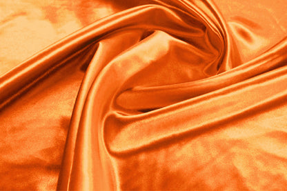 Shiny Satin (Bridal Satin) Orange